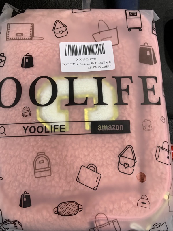 Photo 2 of YOOLIFE Birthday Gifts for 4 5 6 7 8 9 10 11 12 13 14 Year Old Girls Teen Girls - Fanny Pack Cute Purse for Girls Belt Bag Crossbody, Preppy Stuff Tween Girls Gifts, Pink Fanny Pack Belt Bag C