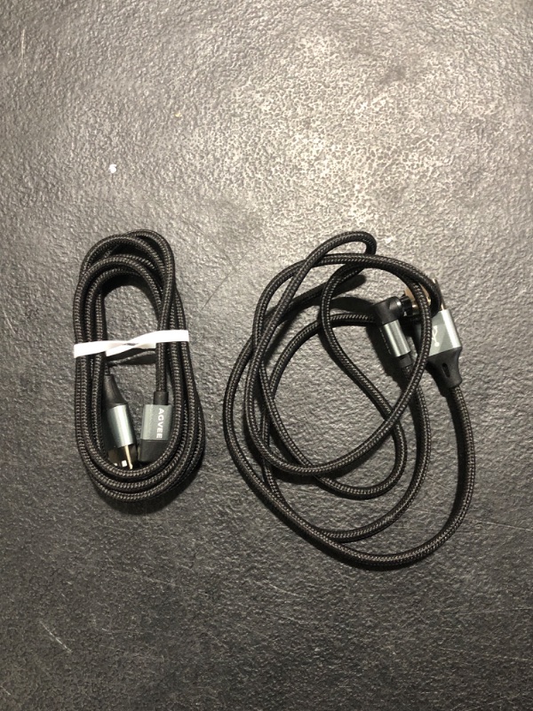 Photo 1 of AGVEE 2 Pack 3.3ft Angled 90 Degree Braided Charger Cable Charing Cord for Garmin Watch Fenix 5 6 7, Vivoactive, Instinct, Venu, Tactix, Forerunner, Approach, D2, Venu, Vivomove, Quatix, Dark Gray