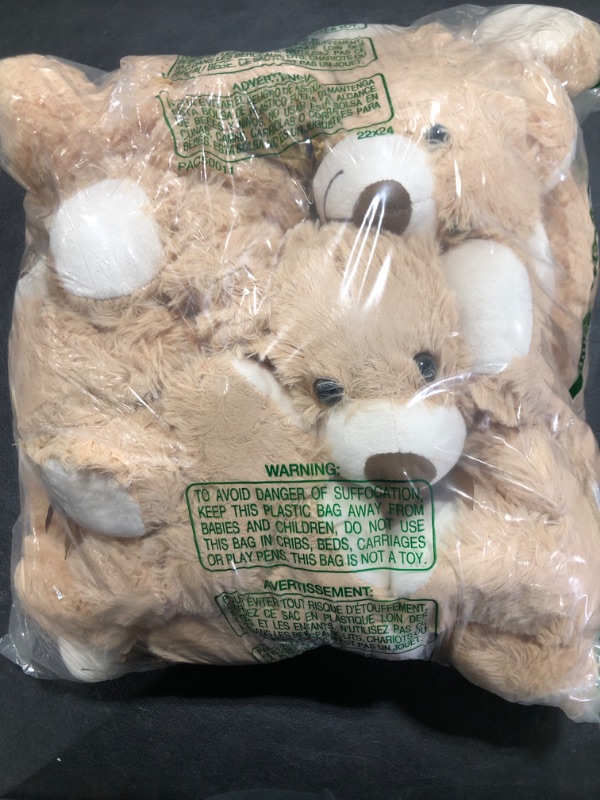 Photo 1 of MorisMos 12 Pack Teddy Bears in Bulk 14 inch Teddy Bears for Kids Small Stuffed Animals Bulk - Bulk Teddy Bears for Wholesale Teddy Bears for Baby Shower & Gender Reveal (Machine Washable)