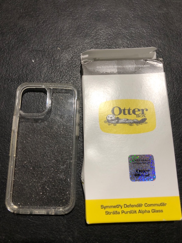 Photo 2 of OtterBox iPhone 13 Mini & iPhone 12 Mini Symmetry Series Case - Stardust, Ultra-Sleek, Wireless Charging Compatible, Raised Edges Protect Camera & Screen