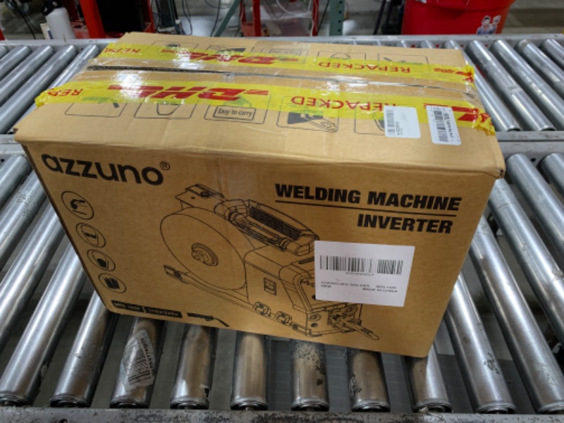 Photo 3 of AZZUNO Aluminum 165A MIG Welder 110V/220V, 5-in-1 MIG Welding Machine with Flux Core MIG/Gas MIG/Aluminum MIG/Stick/Lift TIG, Compatible with 1 lb~10 lbs Welding Wire 