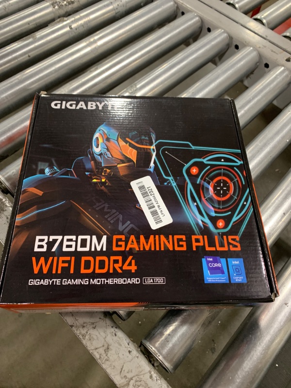 Photo 3 of GIGABYTE B760M Gaming Plus WiFi DDR4 LGA 1700 Intel B760 M-ATX Motherboard with DDR4, 2* M.2, PCIe 4.0, Front USB 3.2 Gen 1 Type-C, WiFi 6 GbE LAN, Q-Flash Plus, PCIe EZ-Latch