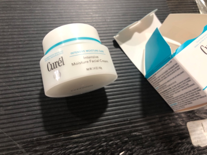 Photo 2 of Curel Japanese Skin Care Intensive Face Moisturizer Cream, Face Lotion for Dry to Very Dry Sensitive Skin, For Women and Men, Anti-Aging Fragrance-Free Anti-Wrinkle, 1.4 oz