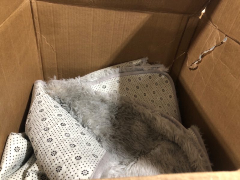 Photo 1 of Fairblink 8X10 Extra Large Rugs for Living Room, Luxury Area Rugs for Bedroom, Upgrade Anti-Skid Modern Rugs for Teens Room Home Decor, Tie Dye Light Grey