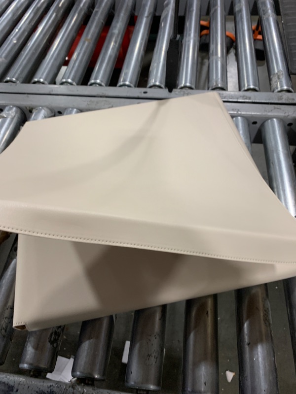 Photo 1 of MAIDERN 51 Inch L Shaped Corner Desk Mat, Cork & Leather Reversible Desk Pad for Gaming Computer Office Home (Cream) …