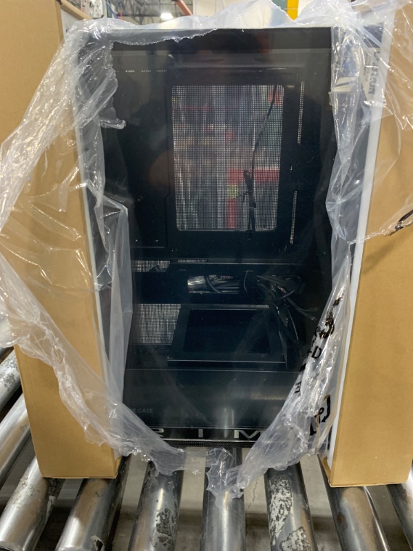 Photo 1 of ASUS Prime AP201 Black MicroATX Supports 338mm Graphics Cards, 360mm Coolers, Standard ATX PSUs, Tool-Free Side Panels, Tempered Glass Front Panel, USB Type-C