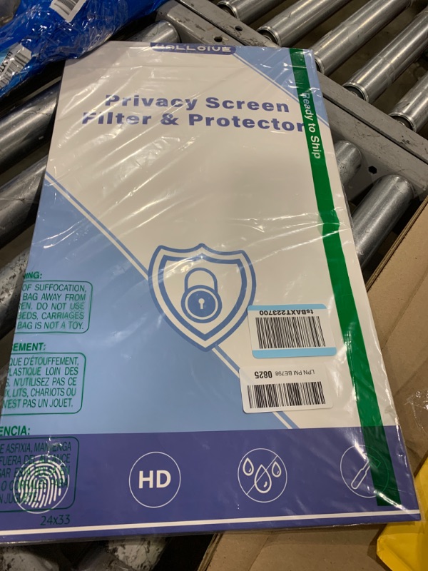 Photo 1 of Halloive Computer Privacy Screen 24 inch, Removable 16:9 Aspect Ratio Widescreen Monitor,Eye Protection Anti Glare Blue Light Slide Mount Tabs Cover Screen Protector for Privacy Screen Filter 24 inch