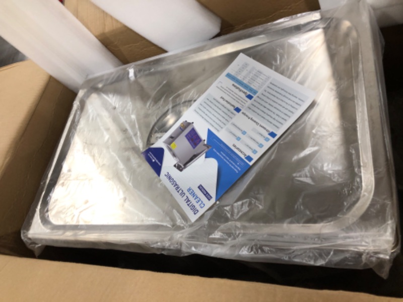 Photo 1 of Ultrasonic Cleaner- Rengue 30L Professional Ultrasonic Cleaner Machine 40kHz with Digital Timer and Heater, Ultrasonic Parts Cleaner Fit for Professional Tools,Metal Parts,Jewelry,Eyeglasses