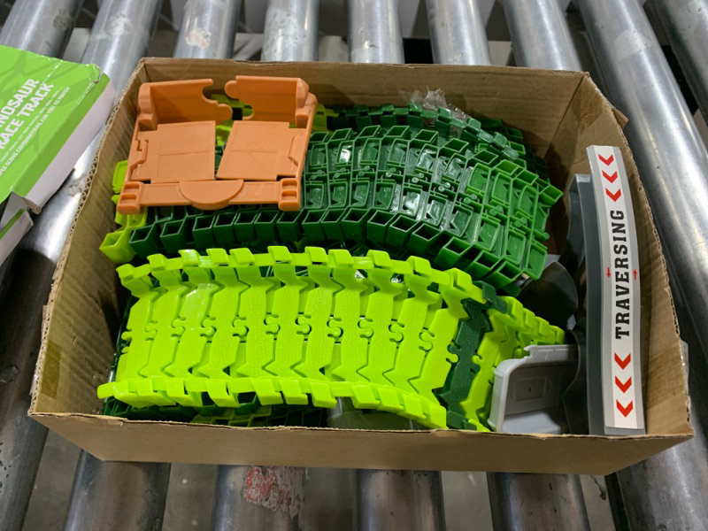 Photo 1 of iHaHa 169 PCS Dinosaur Race Car Track Toys for Kids Toddler Boys Ages 1-3 3-5 4-7, Dinosaur Race Tracks Toys with Light, Sound & Spray, Birthday Dinosaur Toys Gifts for 2 3 4 5 Year Old Boys