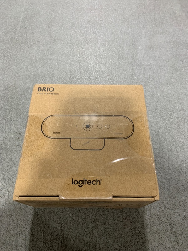 Photo 2 of Logitech Brio 4K Webcam, Ultra 4K HD Video Calling, Noise-Canceling mic, HD Auto Light Correction, Wide Field of View, Works with Microsoft Teams, Zoom, Google Voice, PC/Mac/Laptop/Macbook/Tablet