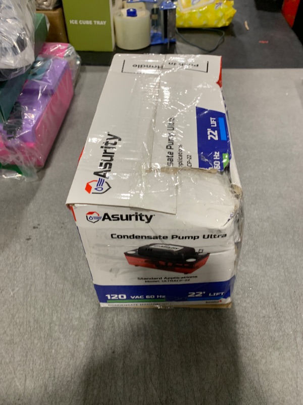 Photo 1 of DiversiTech CP-22 Series Automatic Condensate Pump for HVAC/R Equipment, Condensation Removal Pump with Removable Check Valve, 120V, 22' Lift