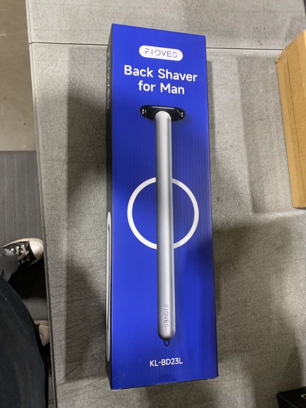 Photo 1 of FLOVES Back Shaver for Men - 15.6 inch Long Handle Body Hair Razor with 3 Layers Pivoting Head Blade, 3 Replacement Cartridges, Mens Groomer for Back, Chest, and Shoulders
