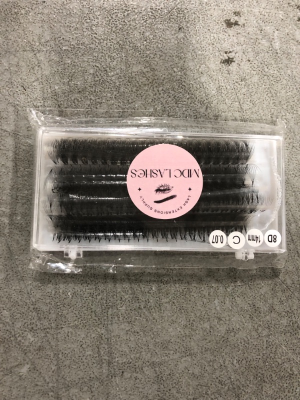 Photo 2 of MDC LASHES Promade Eyelash Fans 1000 Fans 5D-20D Premade Volume Lash Extensions C/CC/D Curl 10-18mm Length 0.05/0.07 Thickness Ultra Speed Promade Premade Pre Pro Made False Eyelashes Pestanas