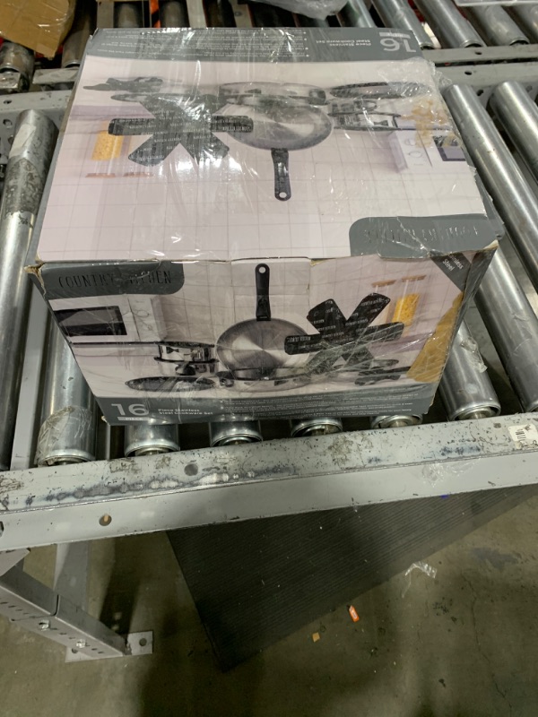 Photo 1 of Country Kitchen Cookware Set with Removable Handle, Oven & RV Safe Pots and Pans Set, Stainless Steel, Original