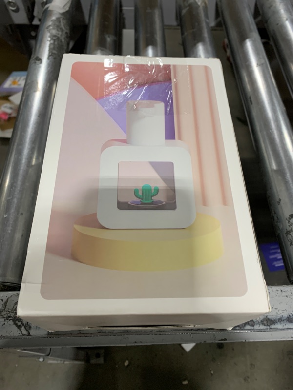 Photo 1 of Cute Automatic foaming Soap Dispenser, White, Sensor Hand sanitizer Dispenser Wall Mount for Bathroom& Kitchen Kids Rechargeable countertop refillable soap Dispenser touchless with Tray