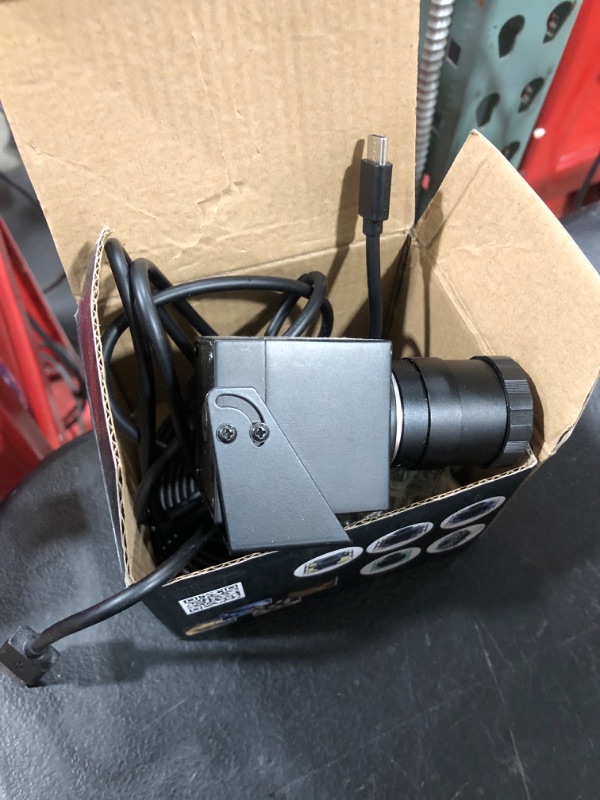 Photo 1 of ELP 4K USB HDMI Camera Manual Zoom Webcam Variable Focus PC Camera Mini Close-up Camera for Computer H.264 Telescope USB Security Camera 8mp IMX415 Industrial CCTV Camera (2.8-12mm 4X Zoom Lens)