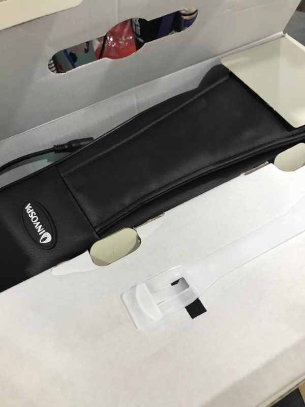 Photo 1 of InvoSpa Shiatsu Back Shoulder and Neck Massager with Heat - Deep Tissue Kneading Pillow Massage - Back Massager, Shoulder Massager, Electric Full Body Massager