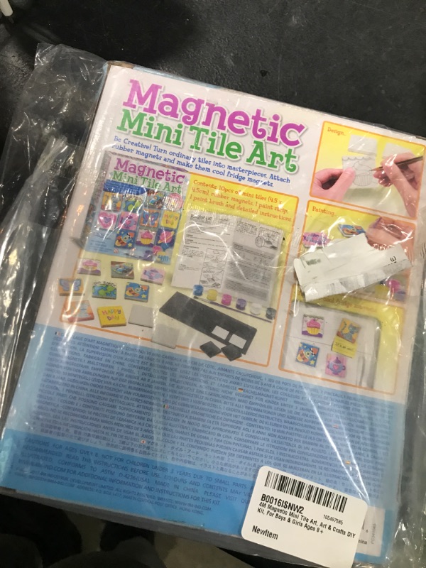 Photo 2 of 4M Magnetic Mini Tile Art, Art & Crafts DIY Kit, For Boys & Girls Ages 8+