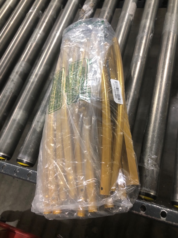 Photo 1 of Round Backdrop Stand 6.6ft, Stable Gold Circle Balloon Arch Stand Metal Arch Backdrop Stand for Wedding Birthday Party Baby Shower Decoration(6.6FT)