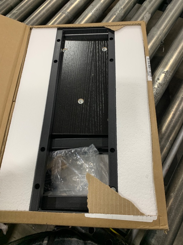 Photo 1 of TEAMIX 31.5 inch Dual Monitor Riser, Long Monitor Stand Riser Wide TV Stand Riser Monitor Stand for 2 Monitors Wood & Steel Desktop Riser Desk Organization Home Office