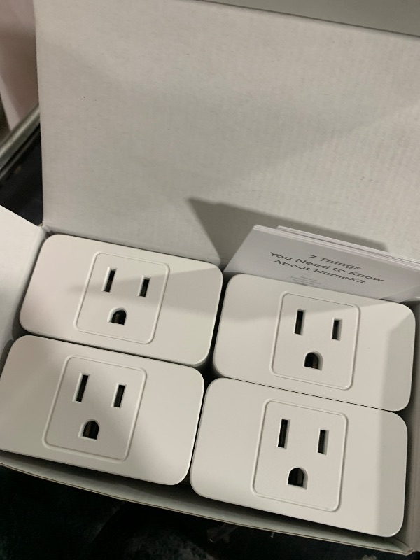 Photo 2 of meross Smart Plug Mini, 15A & Reliable Wi-Fi, Support Apple HomeKit, Siri, Alexa, Echo, Google Assistant and Nest Hub, App Control, Timer, No Hub Needed, 2.4G WiFi Only, 4 Pack