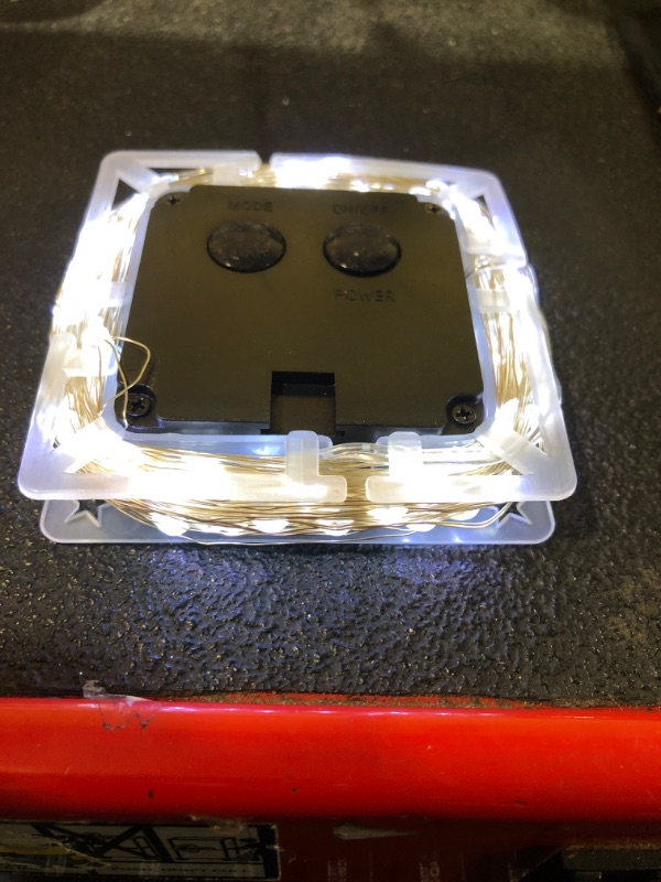 Photo 1 of Joomer Solar Christmas Lights Outdoor, 2Pack Total 80FT 240LED 8 Modes Solar Fairy Lights, Waterproof String Lights for Christmas Decoration (White)