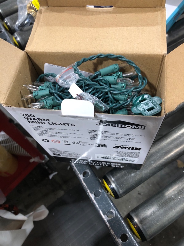 Photo 2 of 100 Counts Clear Green Wire Christmas Light Set of 2