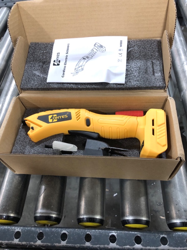 Photo 1 of Cordless Power Scissors Compatible with DeWALT 20v Max Battery for Fabric Leather Carboard Cutter Festival Decoration Hard-Plastic(Battery not included)