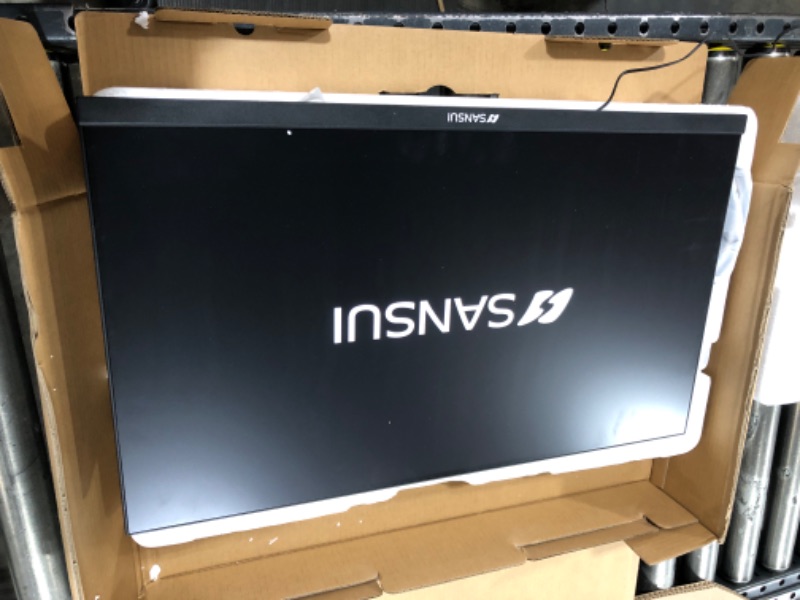Photo 1 of SANSUI 24 inch Monitor IPS FHD 1080P Computer Monitor 75Hz, Display Port Monitor with Built-in Speakers, PC Monitor with HDMI,VGA,DP Ports/Eye Care/Ergonomic Tilt(ES-24X5A HDMI Cable Included)