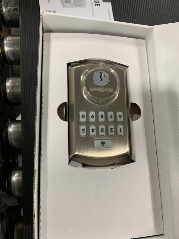 Photo 2 of Kwikset SmartCode 260 Keyless Entry Electronic Keypad Deadbolt Door Lock with Auto-Lock, Custom User Codes, Advanced Security in Satin Nickel Traditional