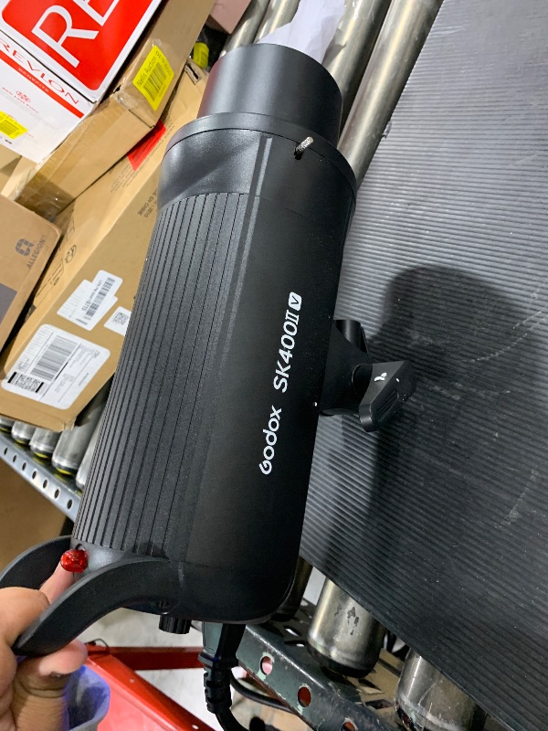 Photo 1 of Godox SK400II-V 400Ws Photo Studio Strobe Flash Monolight Light with Bowens Mount & 10W LED Modeling Lamp for Studio, Shooting, Location and Portrait Photography (SK400II Upgraded Version 110 to 120V)
