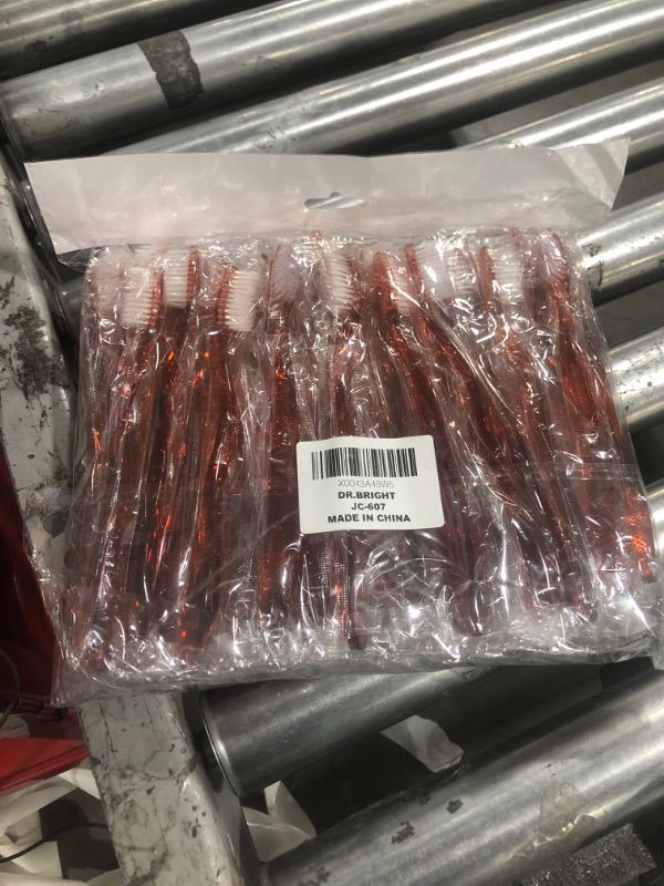 Photo 1 of DR.BRIGHT Bulk Toothbrush (40PCS), Individually Wrapped Toothbrush, Travel Toothbrush Set for Adult & Kid, Tooth Brush, Bulk Toothbrushes for Hotel, Homeless Care, Disposable Use.