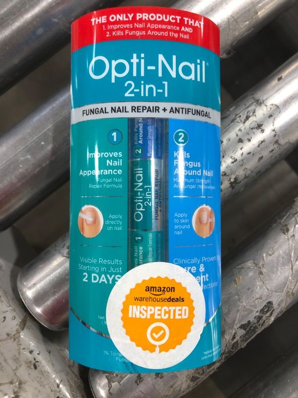 Photo 2 of Opti-Nail 2-in-1 Fungal Nail Repair Plus Antifungal, Improves Nail Appearance and Kills Fungus Around Nail