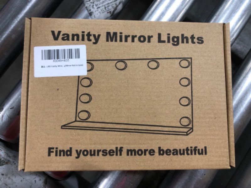 Photo 1 of LED Vanity Mirror Lights for Makeup Vanity Table & Bathroom Mirror, Hollywood Style Vanity Make Up Lights 10ft Ultra Bright White LED Dimmable Mirror Lights Strip with Power Supply(Mirror Not Include)