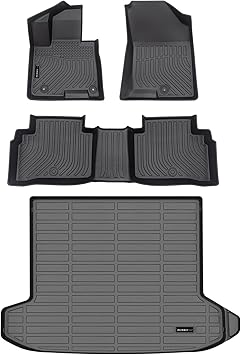 Photo 1 of Auxko All Weather Floor Mat & Cargo Mat Fit for 2025 2024 2023 2022 Hyundai Tucson PHEV TPE Liner Tucson Accessory Set All Season Odorless Anti-Slip Floor Trunk Liner