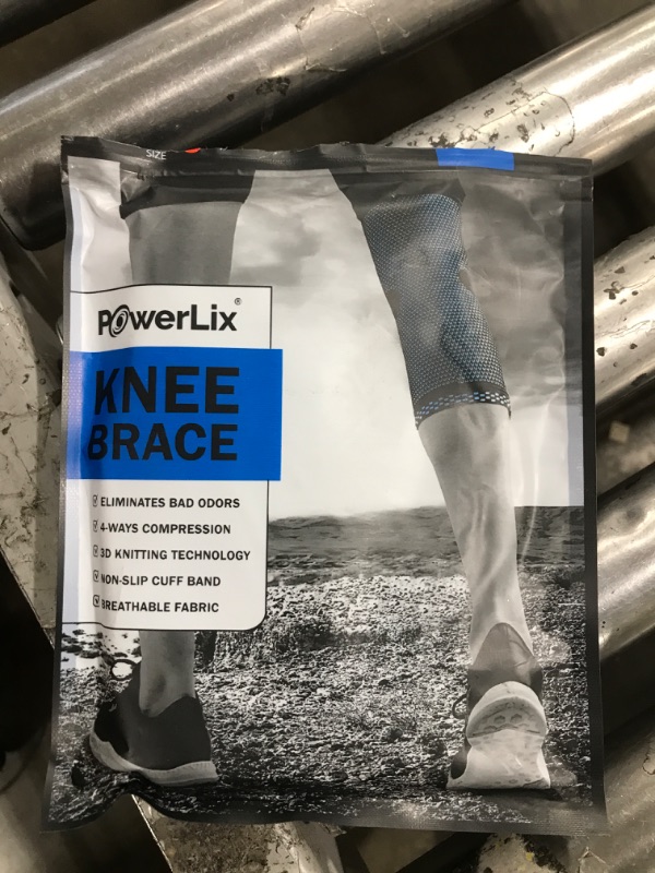 Photo 2 of POWERLIX Knee Compression Sleeve - Best Knee Brace for Knee Pain for Men and Women – Knee Support for Running