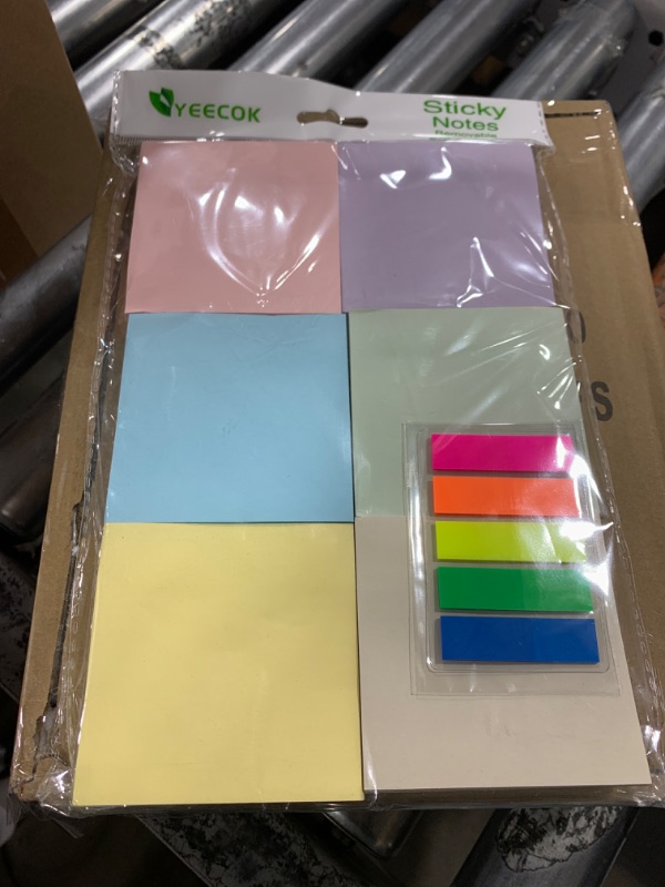 Photo 2 of YEECOK Sticky Notes 3x3 in, 12 Pads, Morandi Colors Self-Stick Note Pads, Sticky Pads Aesthetic, Super Sticking Power, Colorful Sticky Notes Bulk