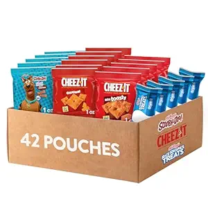 Photo 1 of Kellogg’s Assorted Snacks, Lunch Snacks, On-the-Go Snacks, Variety Pack (42 Pouches)