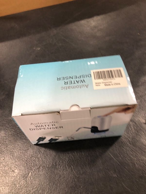 Photo 1 of Rechargeable Water Bottle Pump, 5 Gallon Water Jug Dispenser Pump with USB Charging, Portable Automatic Water Dispenser for 5 Gallon Bottle, Ideal for Home,Office, Camping(Black)