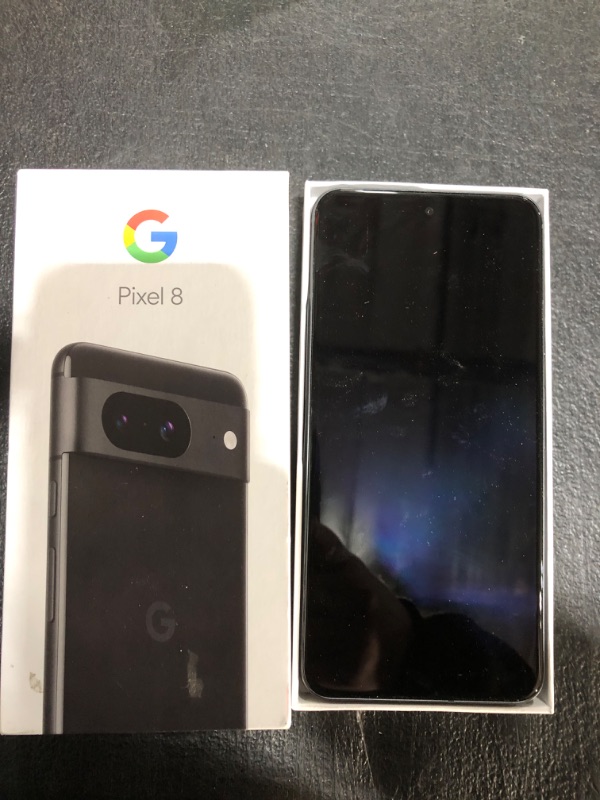 Photo 1 of Google Pixel 8 - Unlocked Android Smartphone with Advanced Pixel Camera, 24-Hour Battery, and Powerful Security - Obsidian - 128 GB