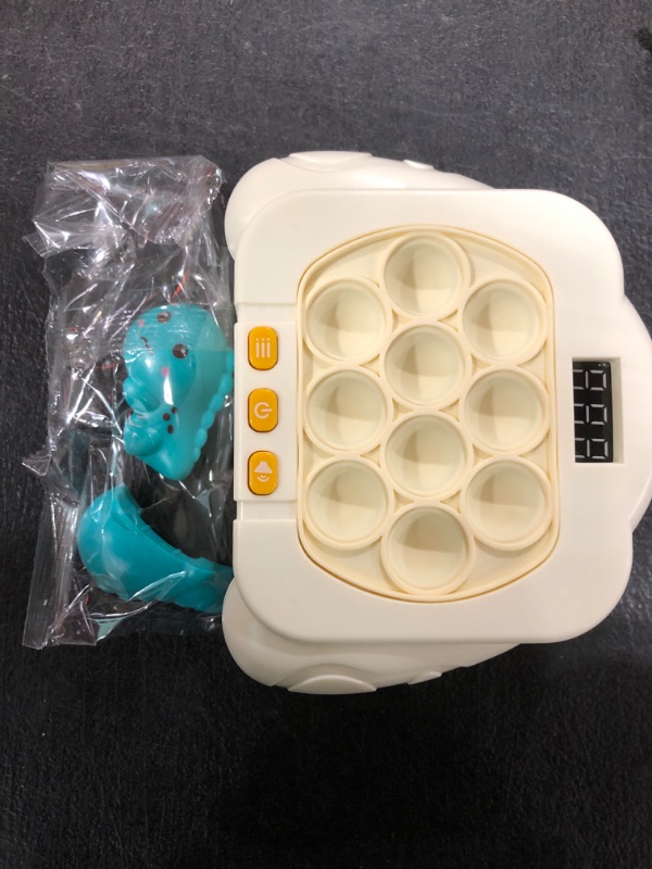 Photo 1 of Quick Push Pop Game Fidget Toys, 12 Modes LED Screen Light Up Fast Push Bubble Game, Handheld Speed Pushing Game, Christmas Toys Gifts for 6 7 8 9 10 11 12 Years Old Kids Stocking Stuffers?Dinosaur?