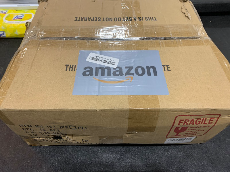 Photo 1 of Clemate 15 Pack Shoe Storage Boxes, Clear Plastic Stackable Shoe Organizer for Closet, Shoe Box with Magnetic Door, Foldable Shoe Storage Bin, Sneaker Storage Box Shoe Rack Container Holder