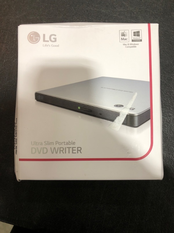 Photo 1 of LG Electronics USB 3.0 Compatible Super-Multi Slim Portable DVD+/-RW External Drive for PC Windows