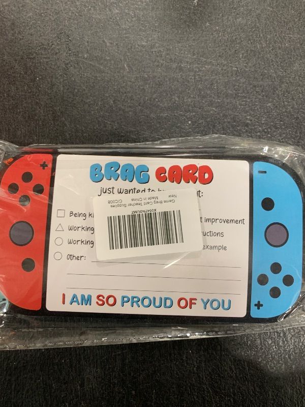 Photo 1 of Lyiibb Game Brag Card for Students Positive Behavior Management, Teacher Notes Home, 50PCS