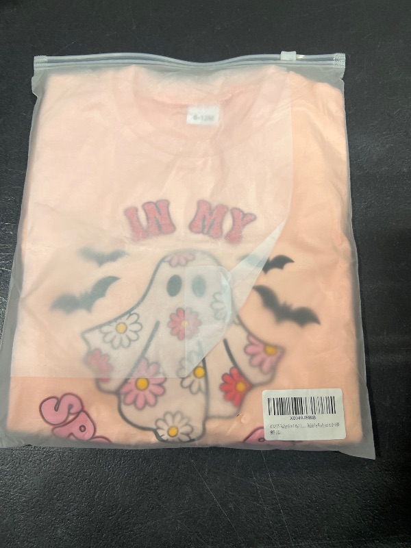 Photo 2 of ADXSUN Baby Girl Halloween Outfit Ghost/Pumpkin Romper Fall Bubble Bodysuit 6/12M 