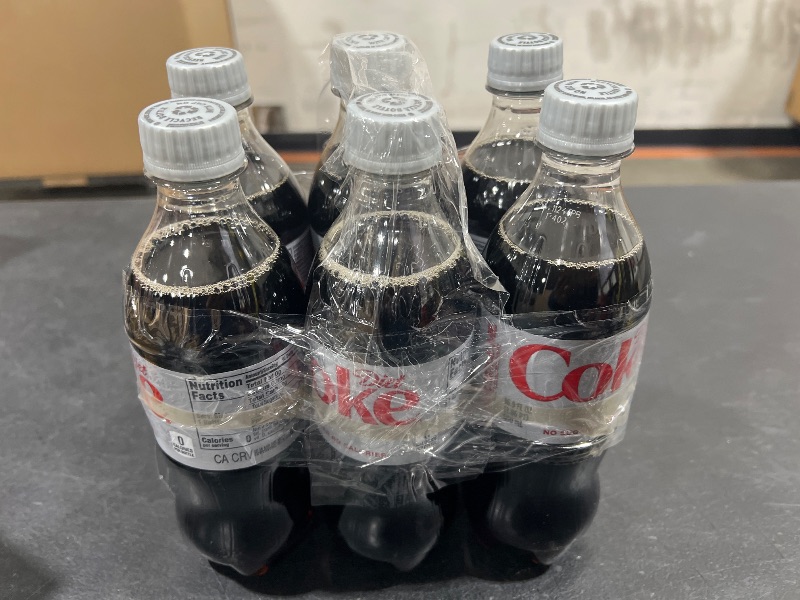 Photo 2 of Diet Coke, 16.9 fl oz, 6 Pack (Package May Vary) Diet Coke 16.9 fl oz (Pack of 6)