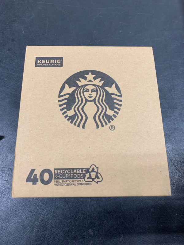 Photo 2 of Starbucks K-Cup Coffee Pods—Starbucks Blonde, Medium & Dark Roast Coffee—Variety Pack for Keurig Brewers—100% Arabica—1 box (40 pods total)