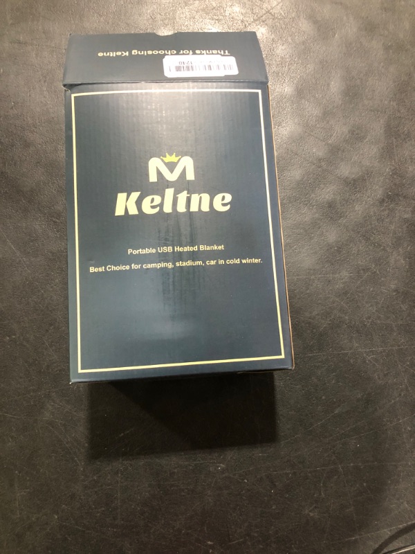 Photo 1 of Portable Cordless Heated Blanket for Stadium, Rechargeable USB Heated Throw Blanket for Outdoor, 3 Heat Settings Electric Heated Blanket for Office, Camping, 58”x 38” (Battery Pack Not Included)