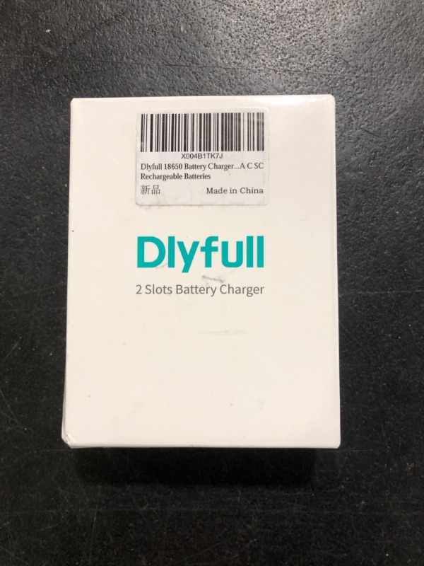 Photo 1 of Universal 18650 Battery Charger with Smart Fast Charge, 2 Bay Battery Charger for 3.7V Lithium ion Rechargeable Batteries 26650 16340(RCR123A) 14500, Ni-MH Ni-CD AA AAA C Batteries, Cable Included