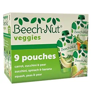 Photo 2 of Beech-Nut Veggies Stage 2 Baby Food Variety Pack, 3.5 oz Pouch (9 Pack)